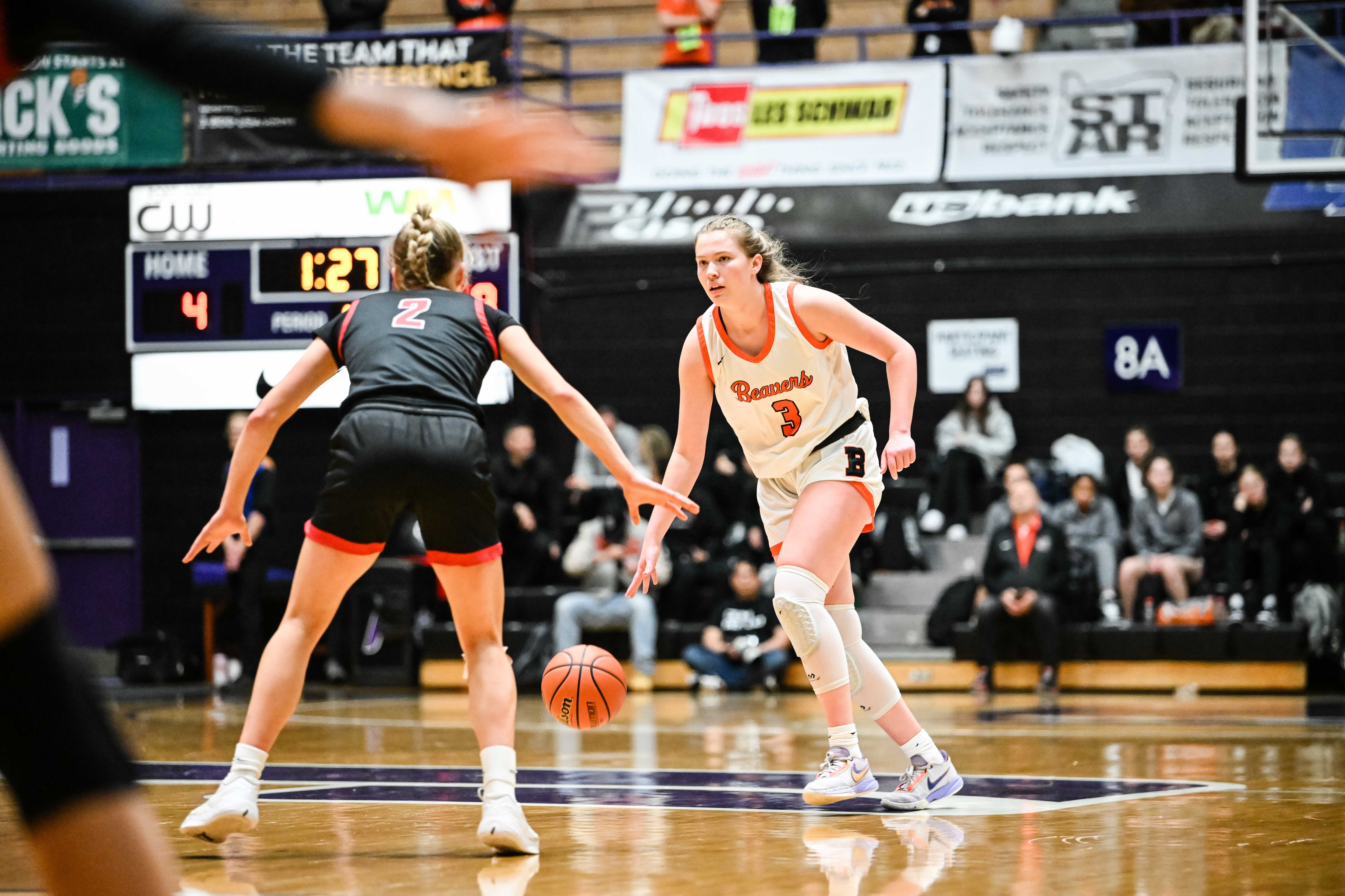 Clackamas Beaverton 6A Oregon girls basketball quarterfinal Naji Saker 1 -36